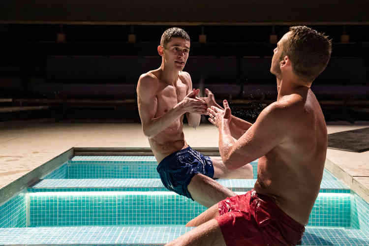 Josh Zaré and Alex Waldmann in The Mikvah Project by Josh Azouz - photo by The Other Richard