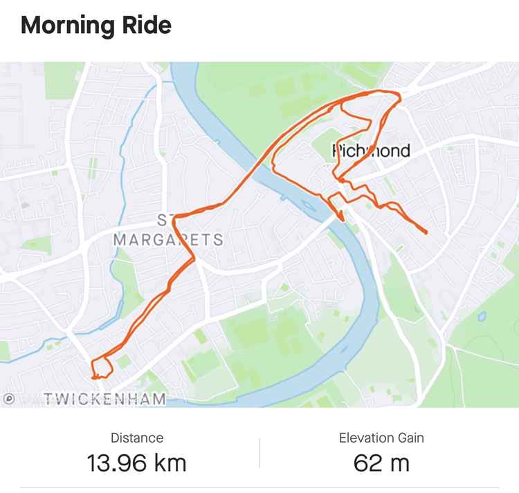 The police's map on Strava!