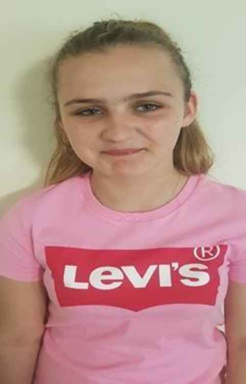 Police-issued photo of the missing girl