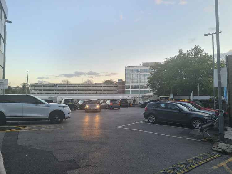 The car park at Richmond Station