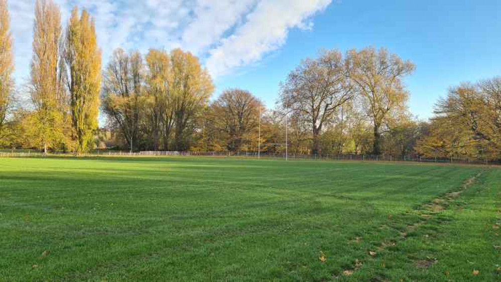 Rugby pitches at Marble Hill Park