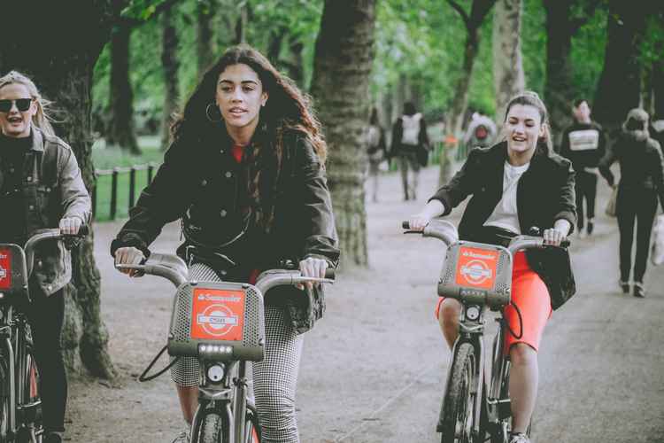 Why not hop on a Santander bike