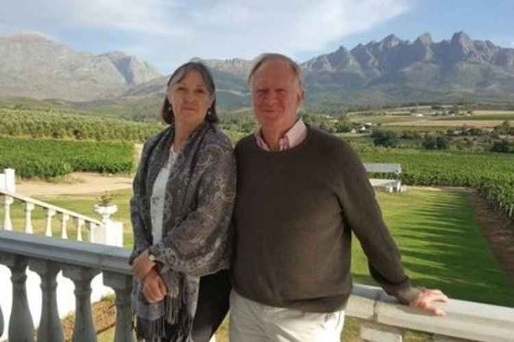 Margie and Hylton in South Africa