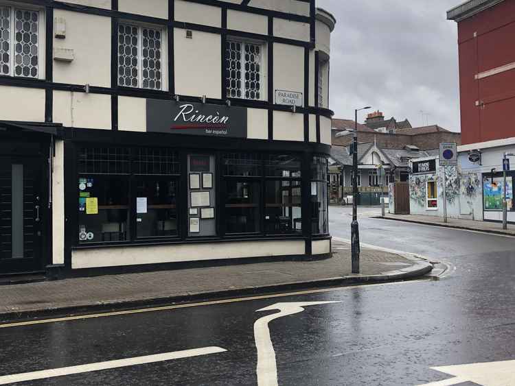 Rincón bar Español on Paradise Road in Richmond