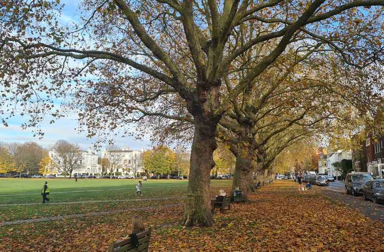 A quiet Richmond Green this autumn