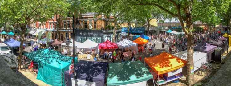 Panorama of the set up