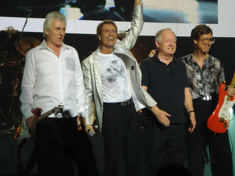 Cliff Richard and The Shadows final reunion in 2009 in Brussels. Photo by Jpmawet