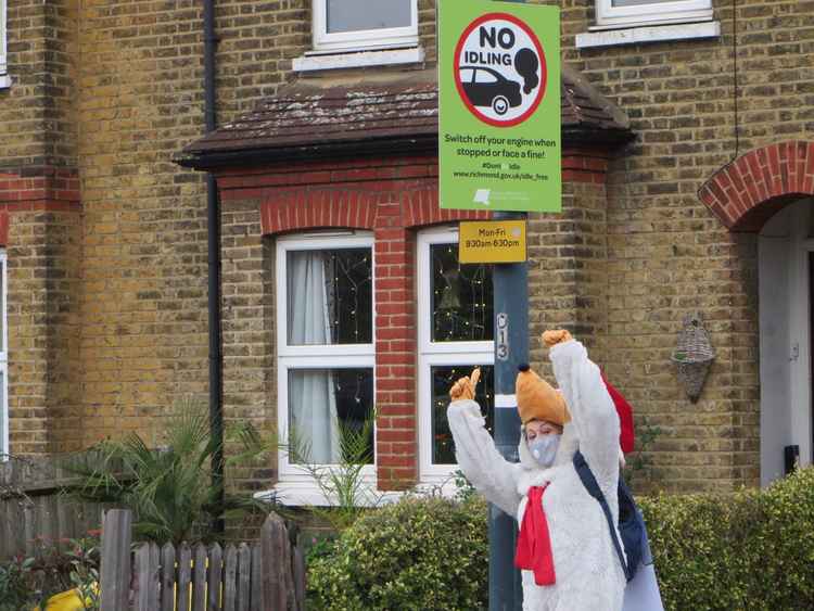 Motorists can be fined if they fail to switch off their engines when stopped