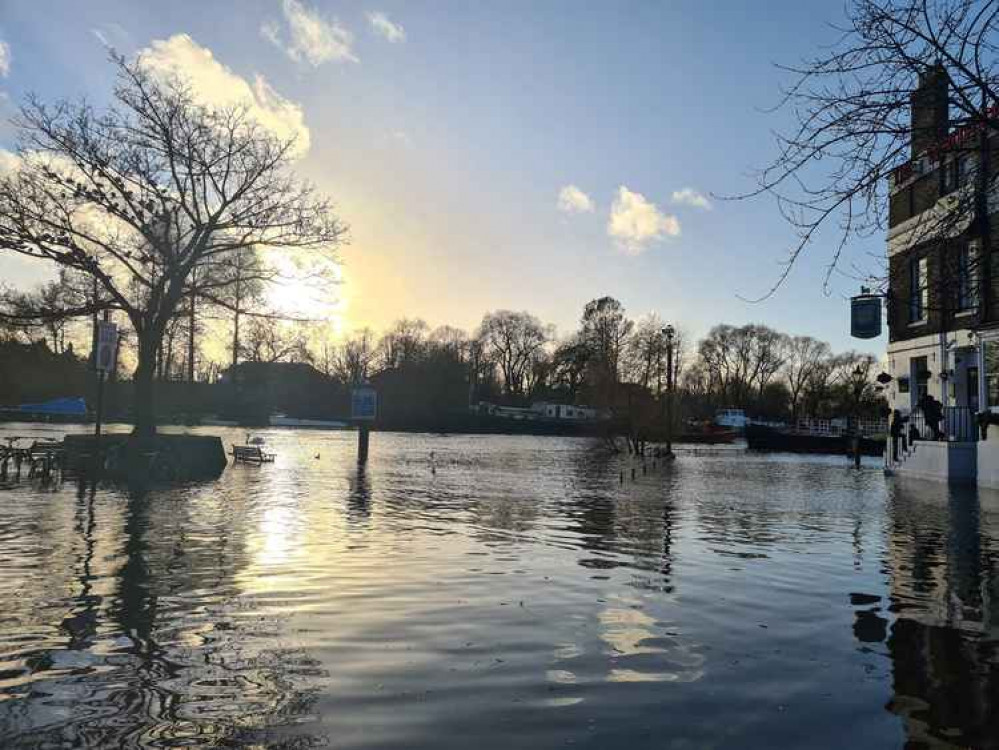 A December high tide when levels topped 5m