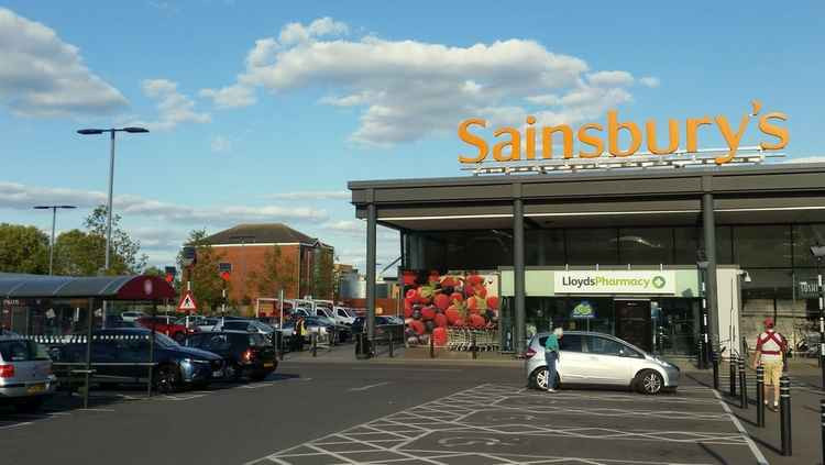 The Sainsbury's superstore off Manor Road, photo by Jonathan Billinger