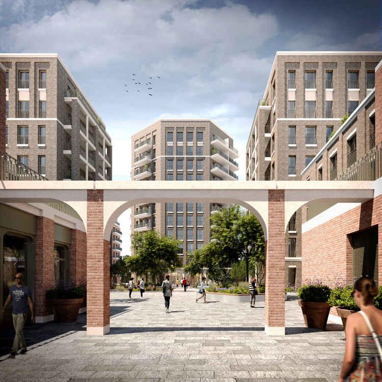 CGI of the Homebase development in Richmond. Photo courtesy of Assael Avanton