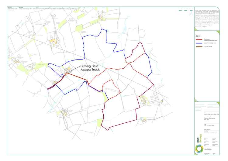 Solar farm site location