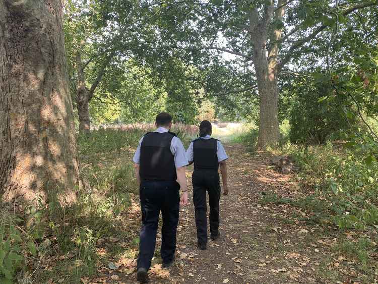 Police on patrol in Richmond