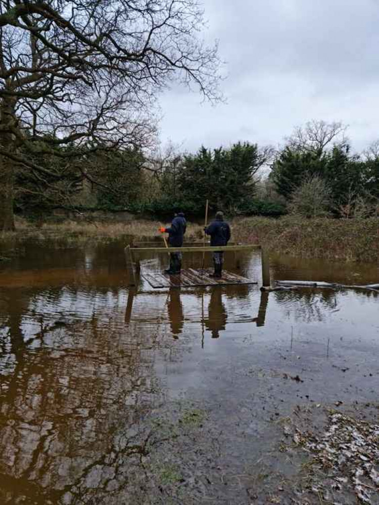 Efforts to stem the floods