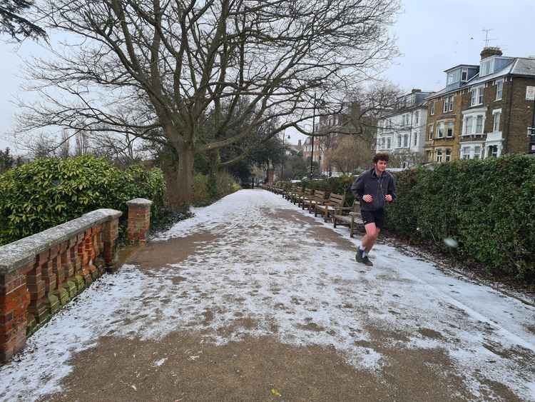 A hardy runner!