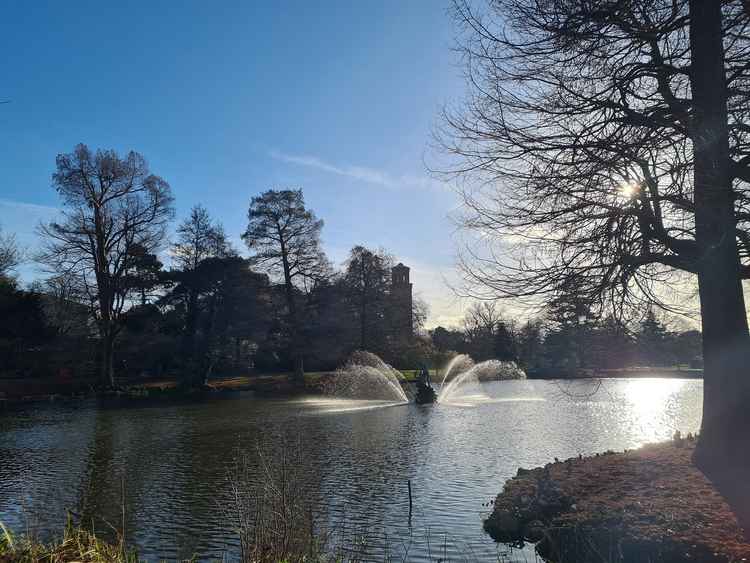 Inside the gardens