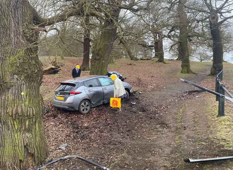 Photos of the scene shared by Royal Parks Police