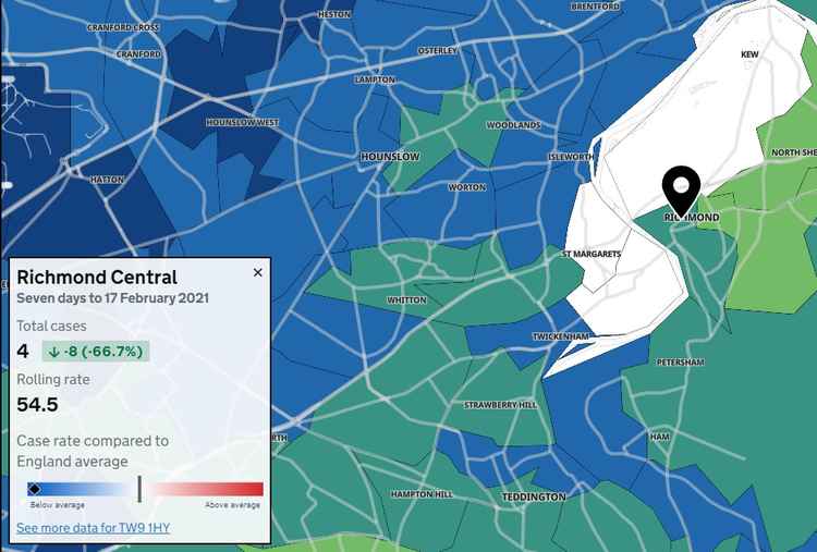 Heat map shows the latest number of coronavirus cases in Richmond