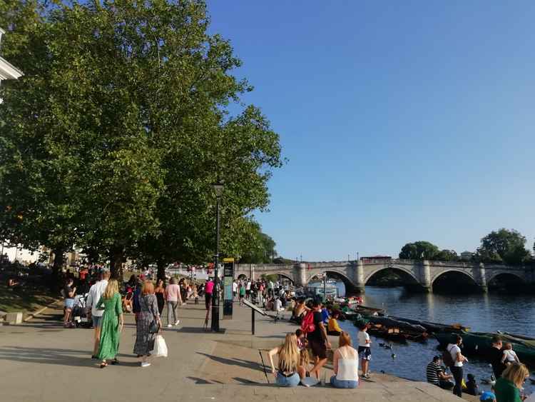 Richmond Riverside on a sunny day