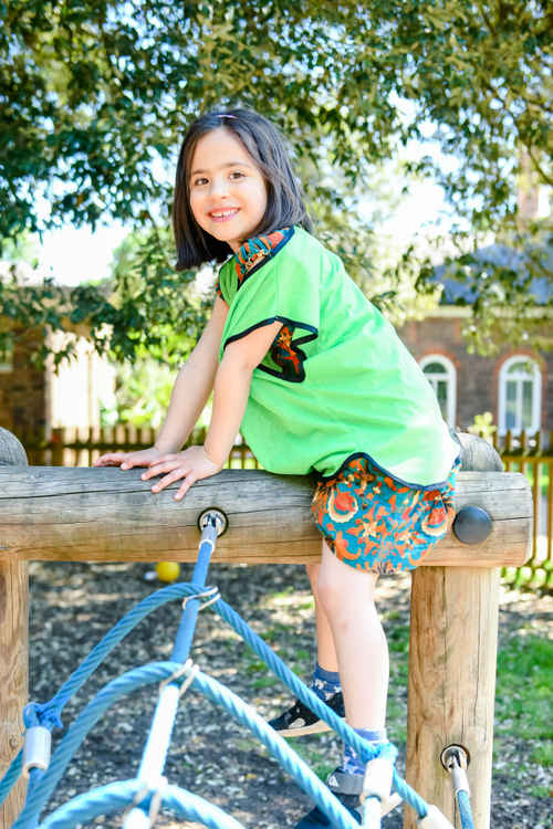 Children combine being outdoors with play at the German School London