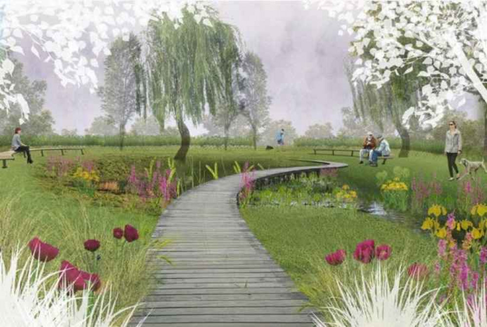 Artistic impression of the Vine Road Recreation Ground