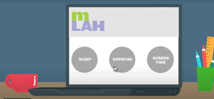 m-LAH has identified sleep, exercise and screens as the 'Unholy Trinity' of mental health warning signs.