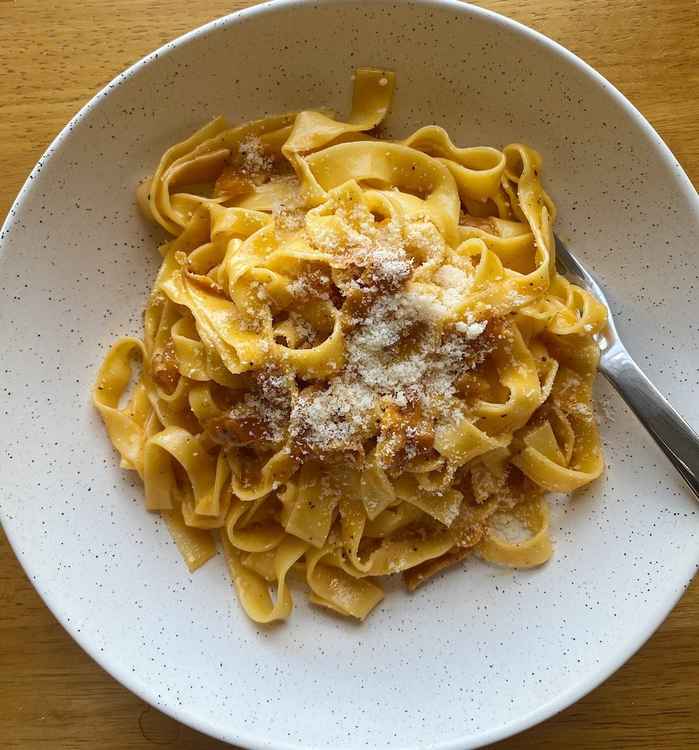 Tagliatelle carbonara