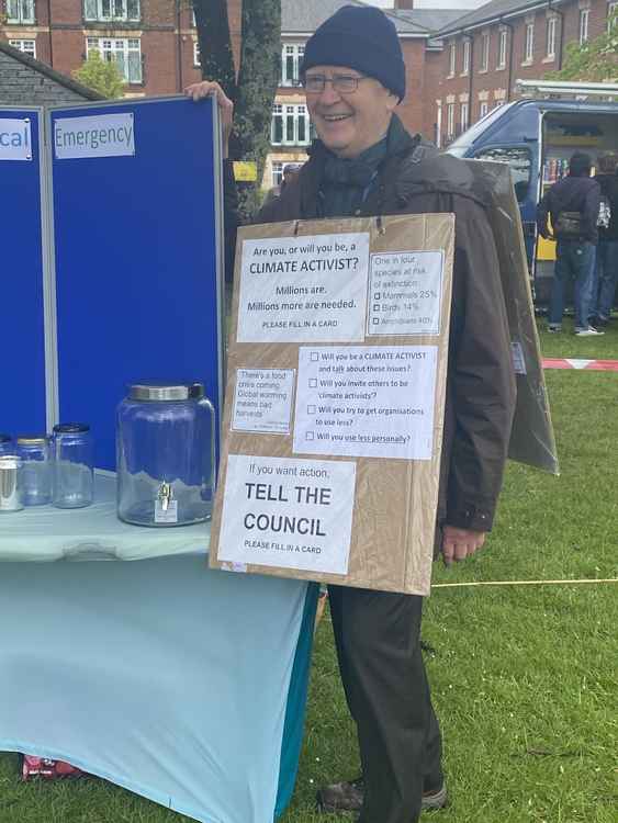 Campaigner Joe Burlington called on the public to tell the council to take action