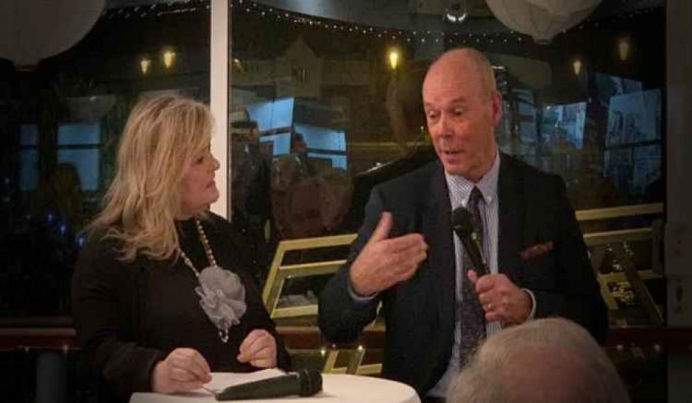 England's World Cup winning rugby coach Sir Clive Woodward was a SporTedd guest at The Wharf, Teddington
