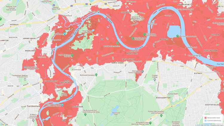 Climate Central: 'Land projected to be below sea level in 2050'