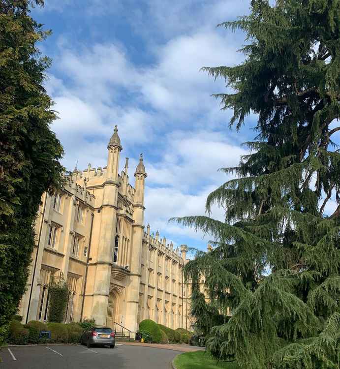 The university's impressive castle off Queen's Road (picture: @richmondalumni)