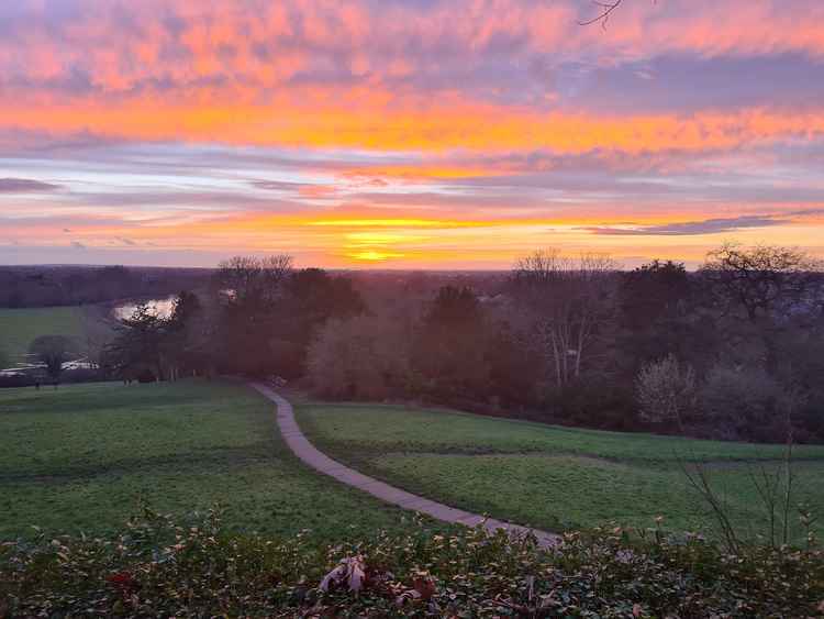 Sunset from Richmond Hill