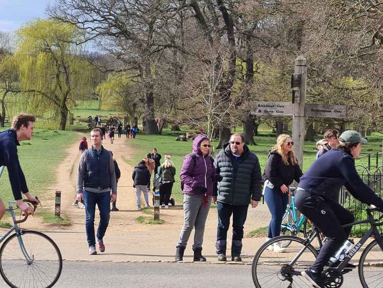 A busy day in Richmond Park