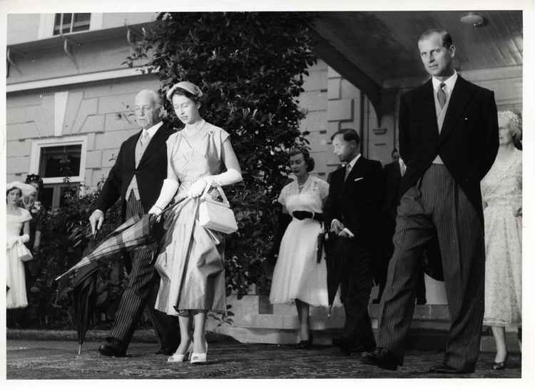 Long before watching the All Blacks at Twickenham, Prince Philip visited New Zealand in 1953 (Picture: Archives New Zealand)