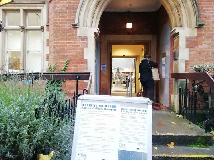 The lending library near Richmond Green