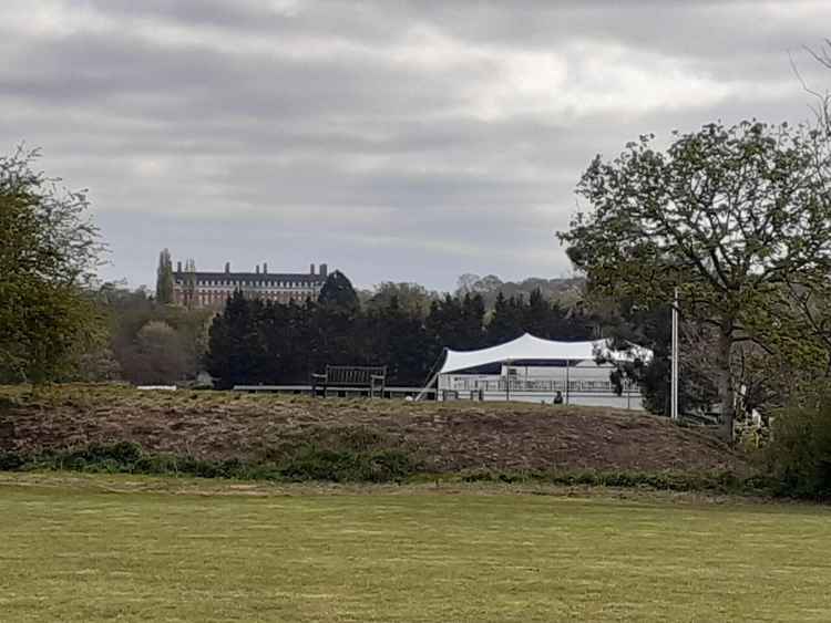 The mound is supposedly intended to provide seating (Credit Lily Kelly)