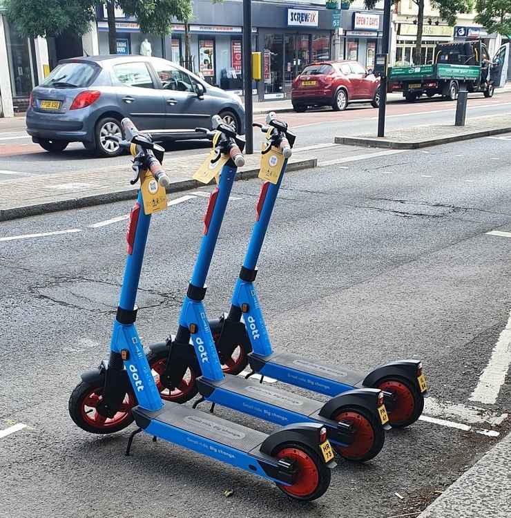 E-scooters in Twickenham