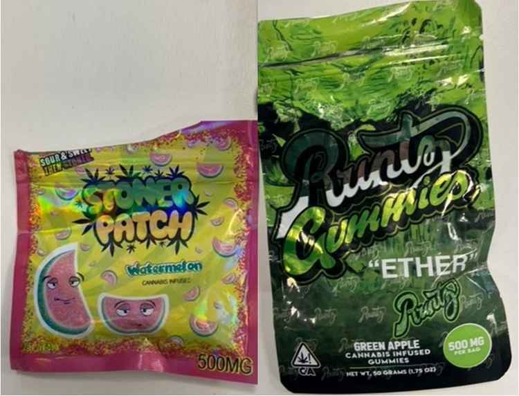 These gummy sweets look deceptively like normal treats (Credit: Metropolitan Police)