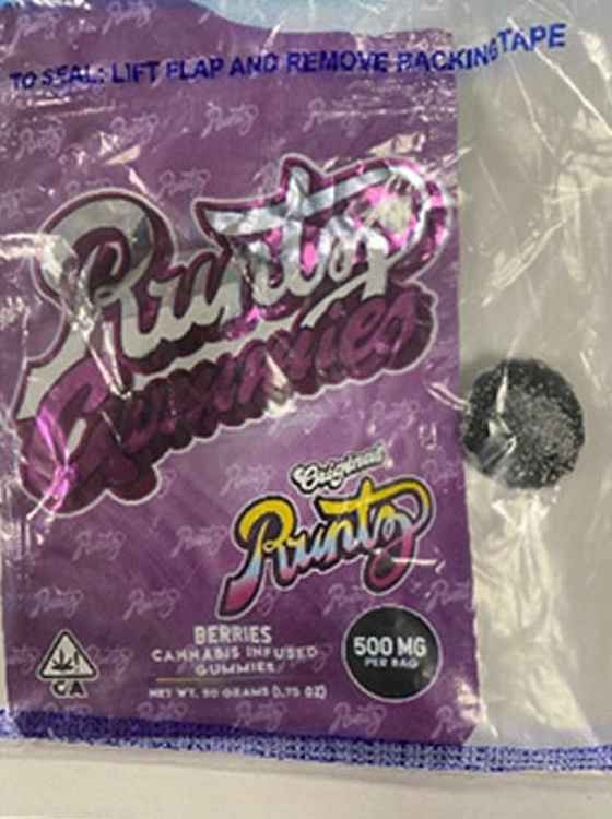 The gummies contain doses of synthetic THC (Credit: Metropolitan Police)