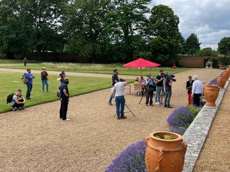 New photos show Antiques Roadshow filming at Ham House in Richmond on Friday 25 June (Credit: Jenny Michell)