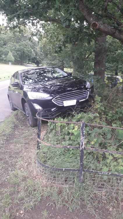 The car on Dark Hill (Image: Royal Parks Police)