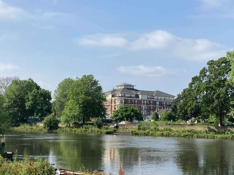 Richmond Riverside: The location of the luxury flat owned by the couple (Credit: Rory Poulter)