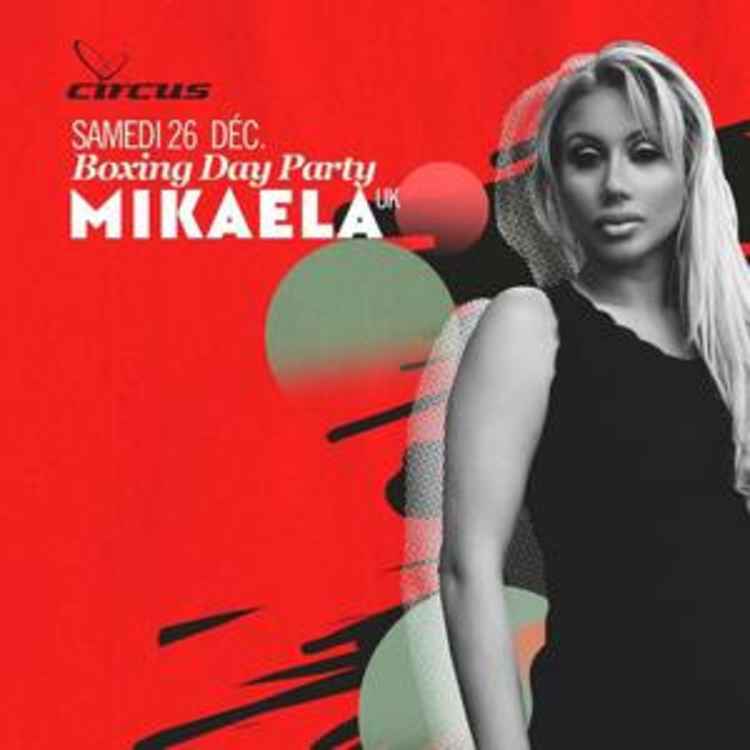 Poster advertising Mikaela Ja DJ performance (Credit: OCCRP)