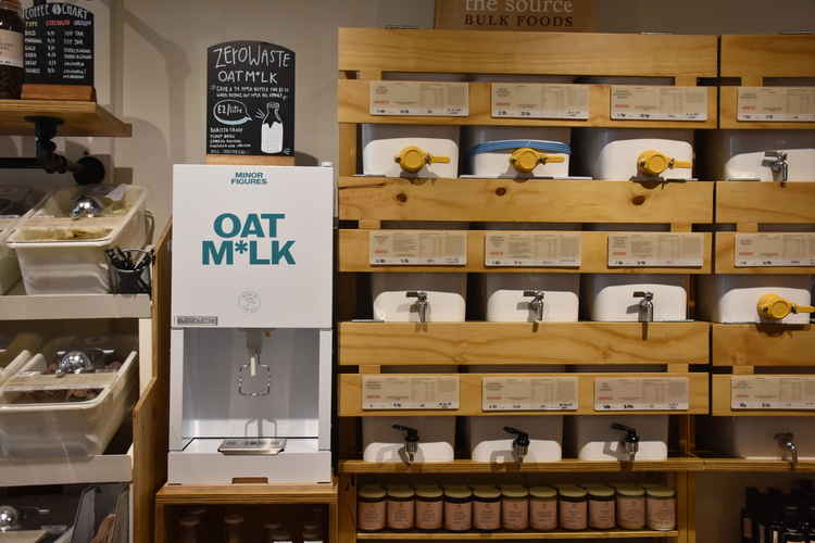 The refillable oat milk has been one of the shop's most popular products!  (Image: Jessica Broadbent)