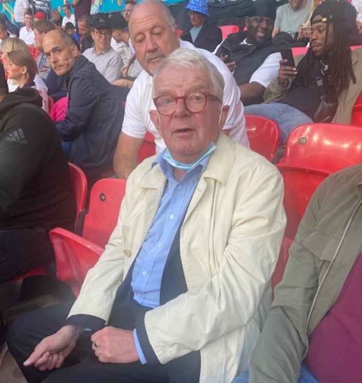 Legendary commentator John Motson was also there (Credit: Stuart Higgins)