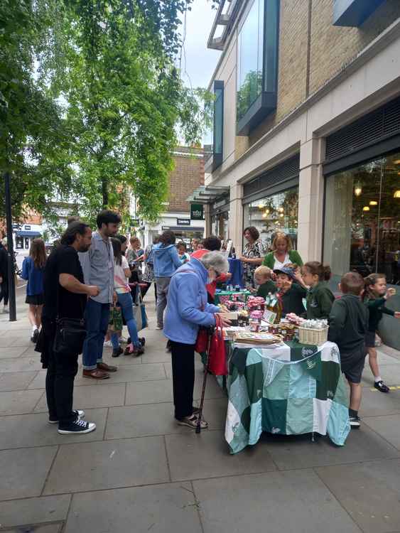 Trafalgar Infant School pupils in the swing of sales!