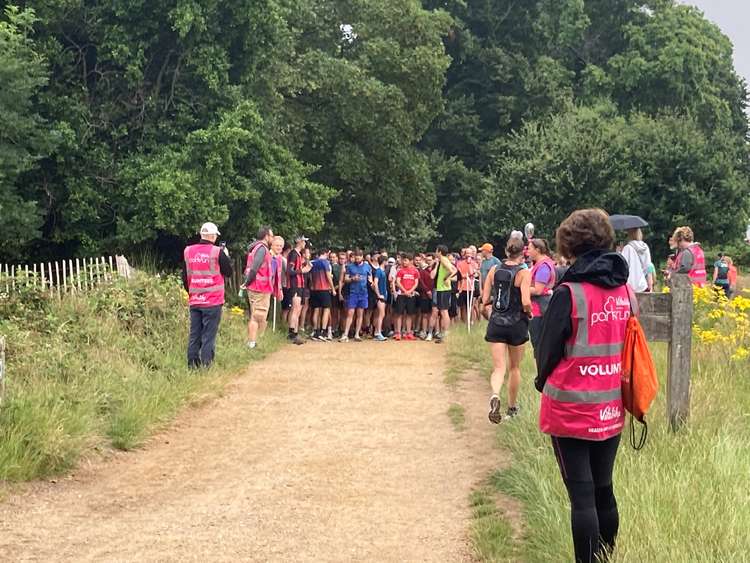 Runners were raring to go at the starting line. Credit: Rory Poulter.