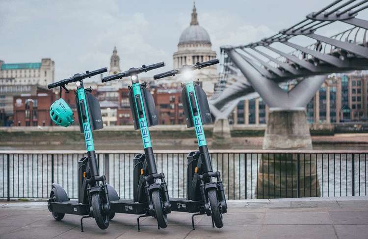 TIER is one of the chosen operators taking part in London's e-scooter trial alongside Dott and Lime (Image: TIER)