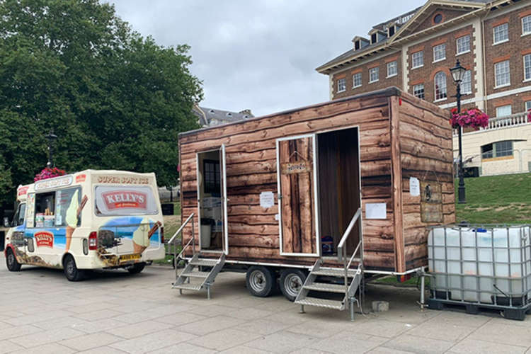 The toilets were installed on Richmond riverside in March (Image: Richmond Council)