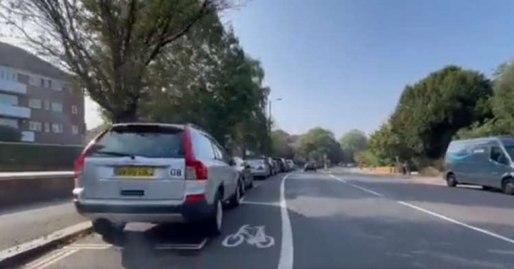 Richmond residents are furious about the position of this cycle lane.